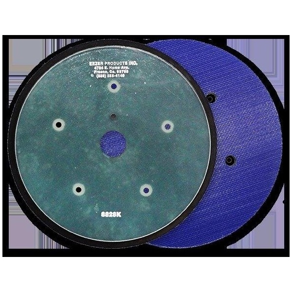 Eezer Products 8in Orbital Pad, 5 Hole Mount, Hook and Loop, Tapered Edge, Epoxy Glass Backing 8828K - main